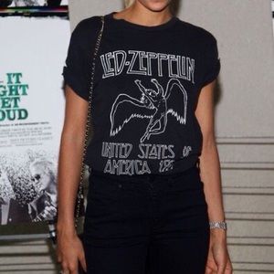 Vintage Led Zeppelin band tee